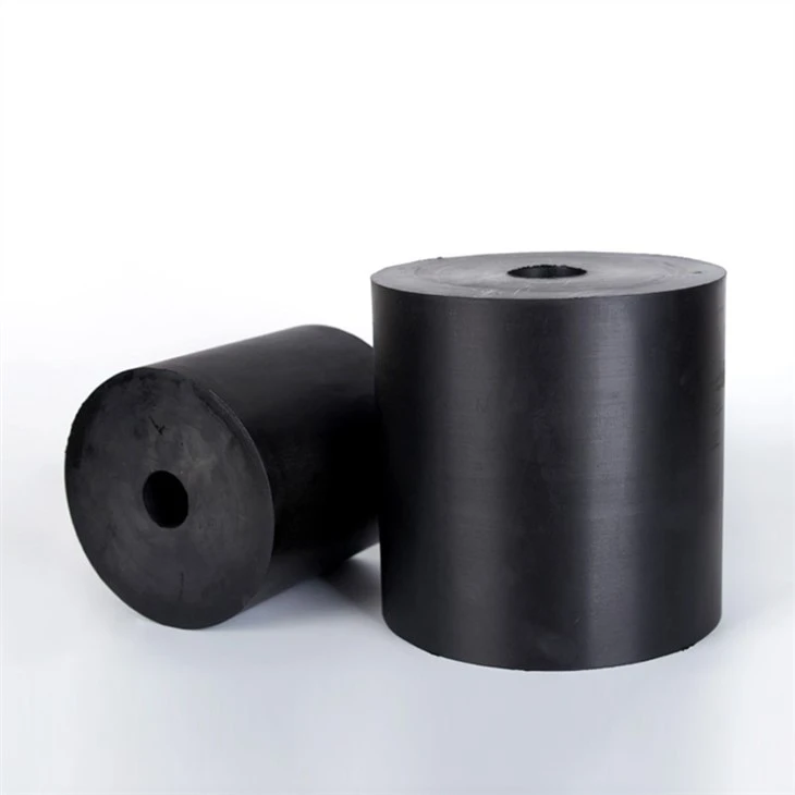 Customized Rubber Spring Dewatering Screen Vibrating Platform Fecal Leakage Plate Rubber Pier Shock Absorption Rebound Rubber Cylindrical Round Cushion Block
